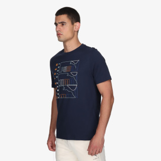 Puma PUMA GRAPHICS Triple No. 1 Logo Tee 