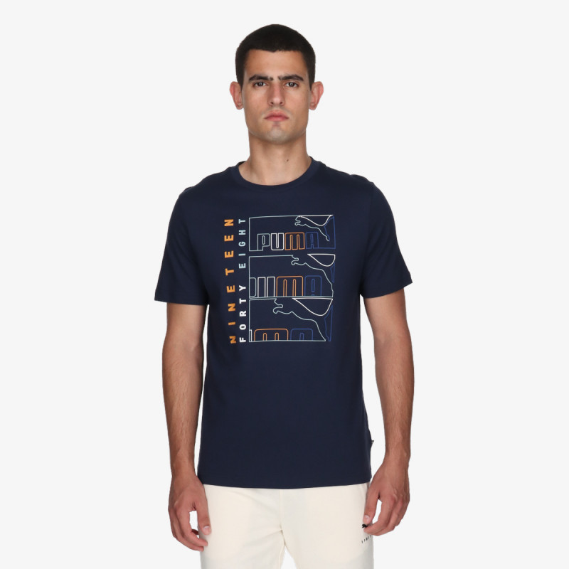 Puma PUMA GRAPHICS Triple No. 1 Logo Tee 