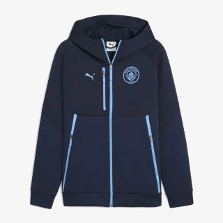 Puma MCFC PUMATECH FZ Hoodie Deep Navy-Team L 