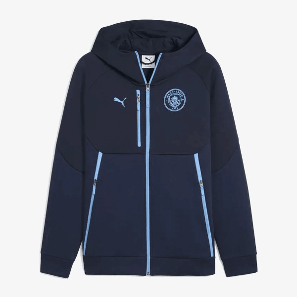 Puma MCFC PUMATECH FZ Hoodie Deep Navy-Team L 
