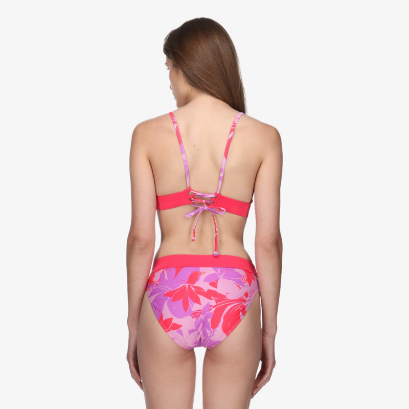 Speedo Womens Printed Banded Triangle 2 Piece 