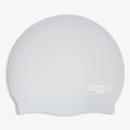 Speedo LONG HAIR CAP AU SILVER/WHITE 