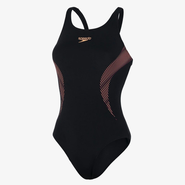 SPEEDO PLMT MSBK AF BLACK/RED 