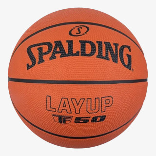 SPALDING Layup TF-50 Sz5 Rubber Basketball 
