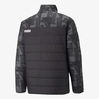 Puma ESS+ PADDED AOP JACKET PUMA BLACK 