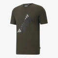 Puma PUMA POWER LOGO TEE FOREST NIGHT 