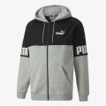 Puma PUMA POWER COLORBLOCK FULL-ZIP HOODIE FL 
