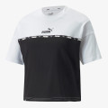 Puma PUMA POWER TAPE TEE PUMA WHITE 