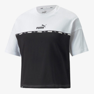 Puma PUMA POWER TAPE TEE PUMA WHITE 