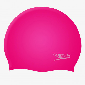 SPEEDO MOULDED SILC CAP JU PINK/PINK 