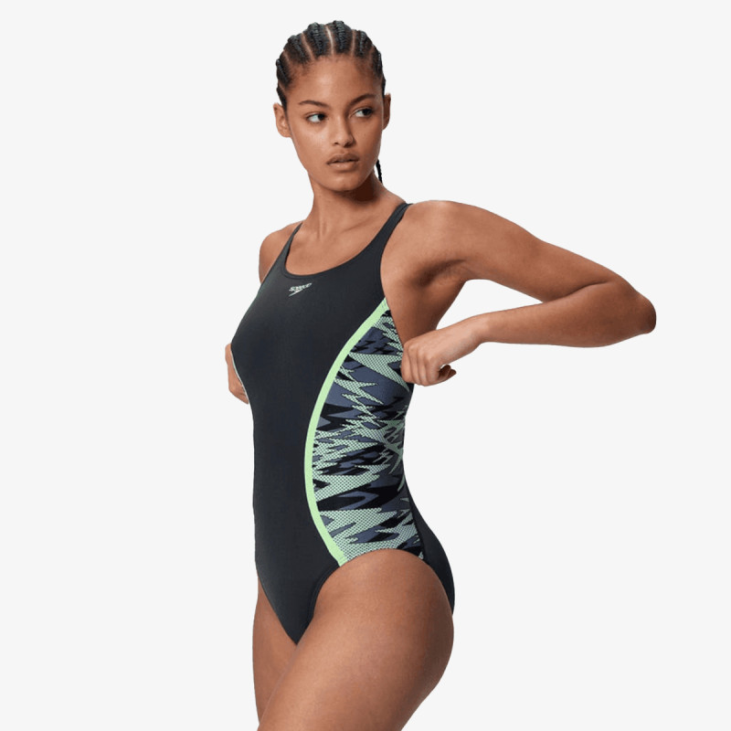 Speedo Hyperboom Splice Muscleback One Piece 