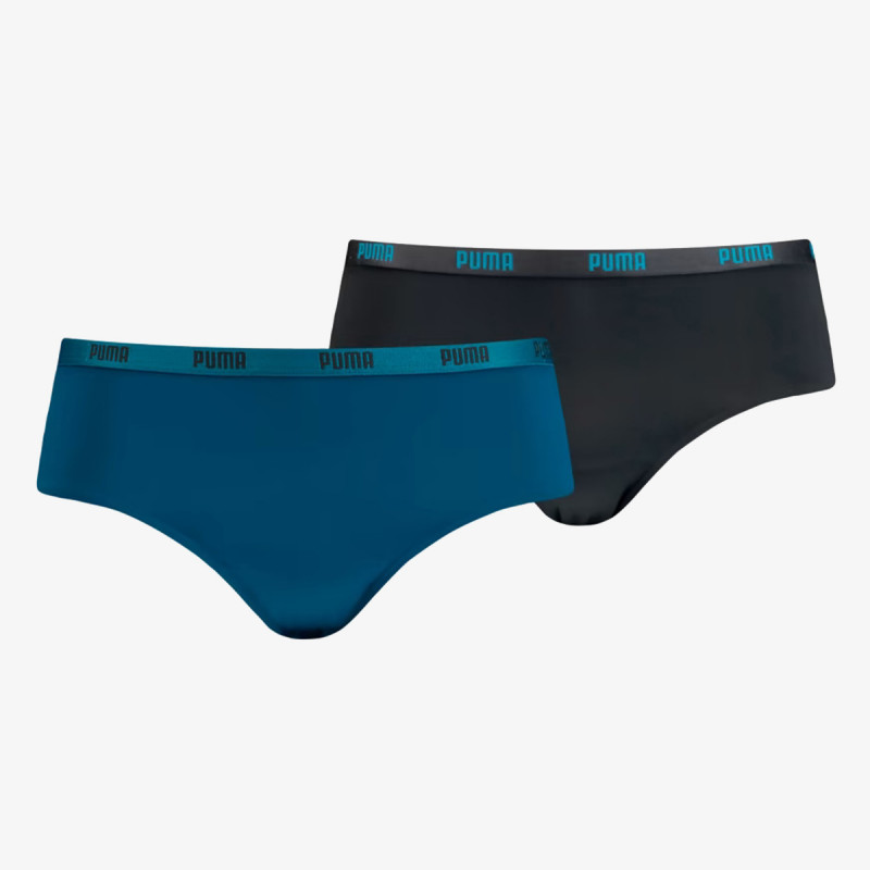 Puma PUMA MICROFIBER HIPSTER 2P PACK BLUE   B