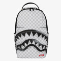 RED STENCIL SHARK BACKPACK 
