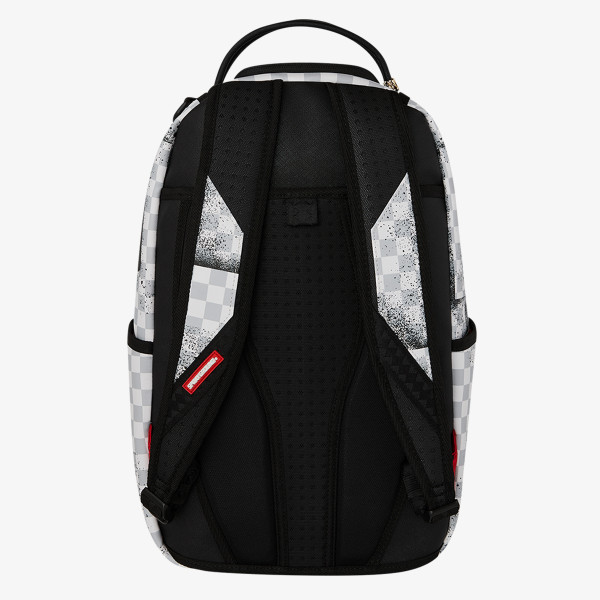 RED STENCIL SHARK BACKPACK 