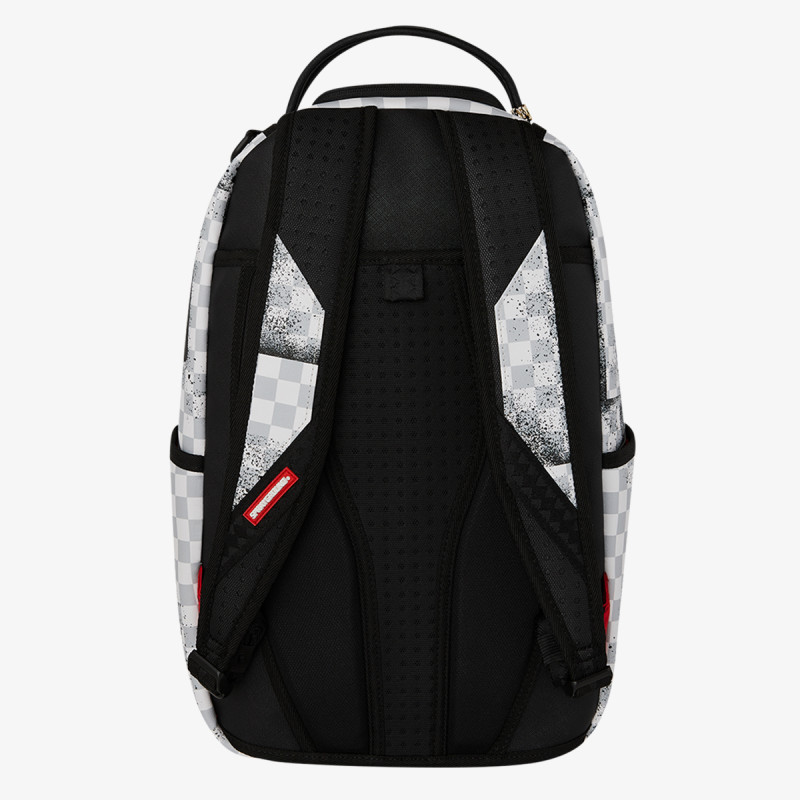 RED STENCIL SHARK BACKPACK 
