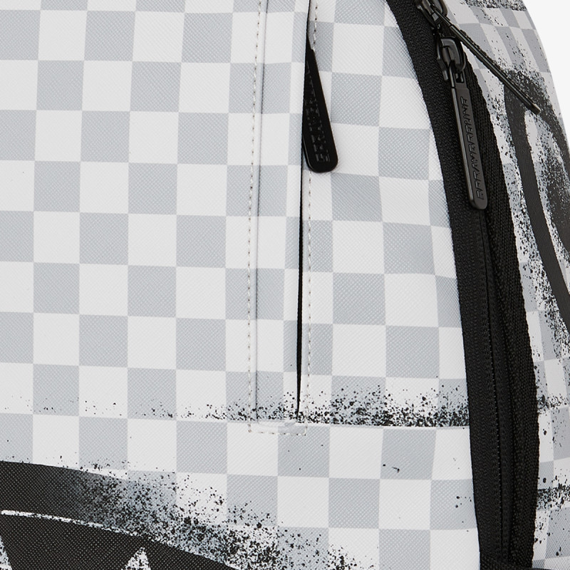 RED STENCIL SHARK BACKPACK 