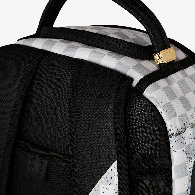 RED STENCIL SHARK BACKPACK 