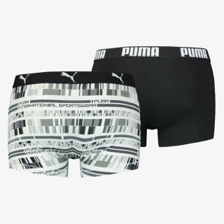 Puma PUMA MEN AOP TRUNK 2P WHITE   BLACK 