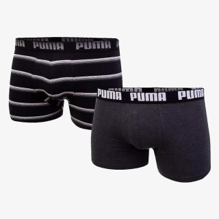 Puma PUMA MEN GRADIENT STRIPE BOXER 2P BLACK 