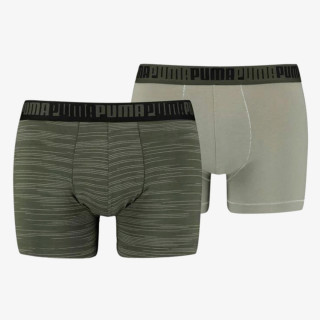 Puma PUMA MEN SPACEDYE STRIPE BOXER 2P GREEN 