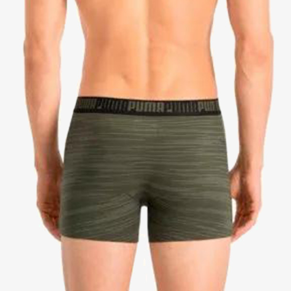 Puma PUMA MEN SPACEDYE STRIPE BOXER 2P GREEN 
