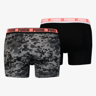 Puma PUMA MEN CAMO BOXER 2P BLACK   GREY MELA 