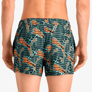 Puma PUMA SWIM MEN CAT LOGO AOP SHORT SHORTS 