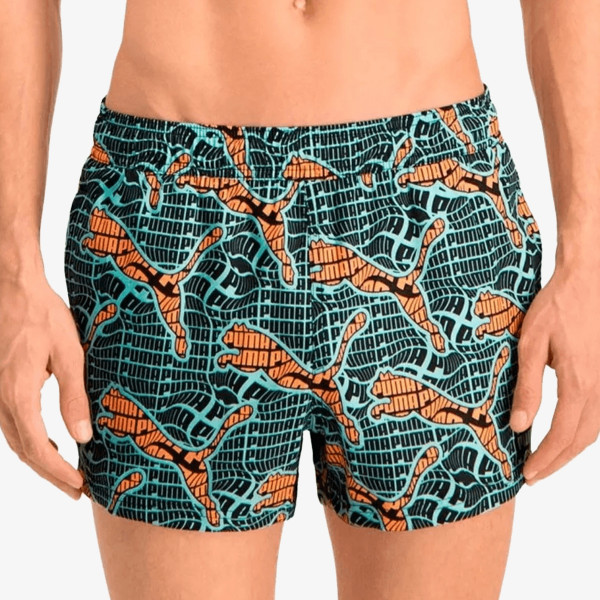 Puma PUMA SWIM MEN CAT LOGO AOP SHORT SHORTS 