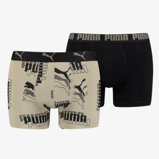 Puma PUMA MEN LOGO PRINT BOXER 2P 