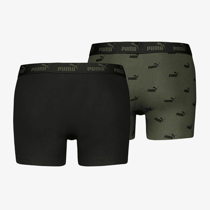 Puma PUMA ELEMENTS MEN LOGO PRINT BOXERS 2P 