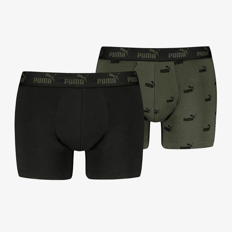 Puma PUMA ELEMENTS MEN LOGO PRINT BOXERS 2P 