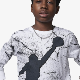 Nike JDB JUMPMAN CEMENT LS TEE 