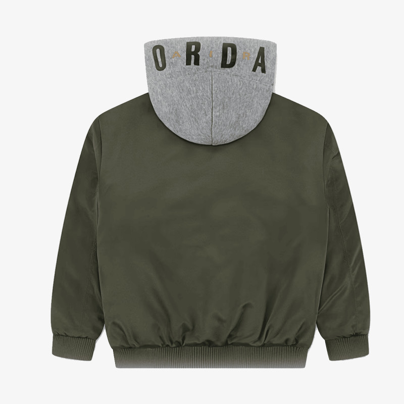 JORDAN JDN BIG LOGO HOODED BOMBER