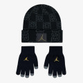 JAN MONOGRAM BEANIE SET 
