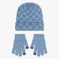 JAN MONOGRAM BEANIE SET 