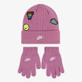 Nike NAN NIKE PATCH PEAK BEANIE SET 