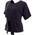 Nike W NK STUDIO SS WRAP TOP 