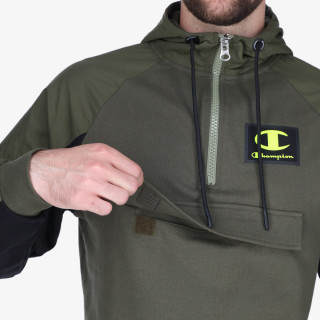 Champion RUBBER LOGO HALF ZIP 