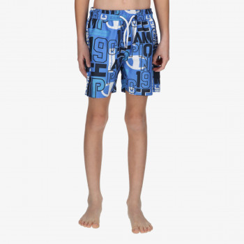 CHAMPION BOYS LOGO SWIM SHORTS 