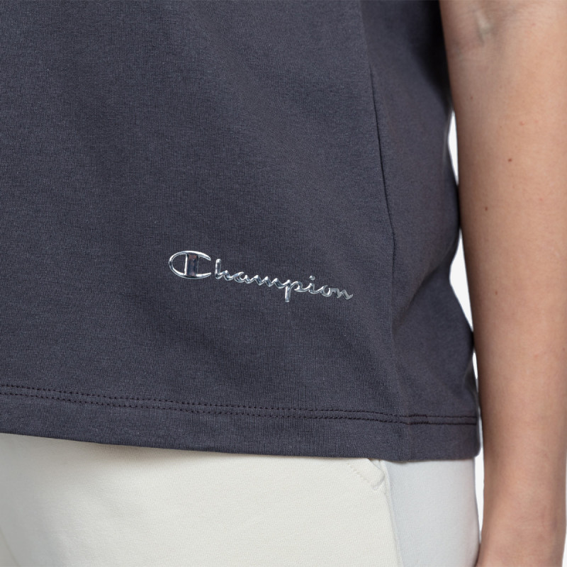 Champion LADY CHECK SLEEVELESS T-SHIRT 