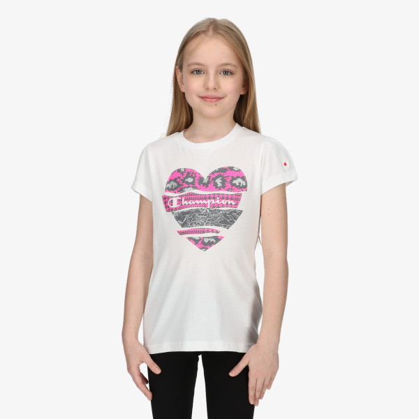 Champion GIRLS HEART T-SHIRT 