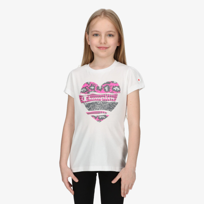 Champion GIRLS HEART T-SHIRT 