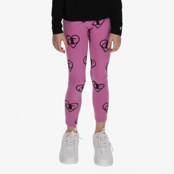 CHAMPION GIRLS HEART AOP LEGGINGS 