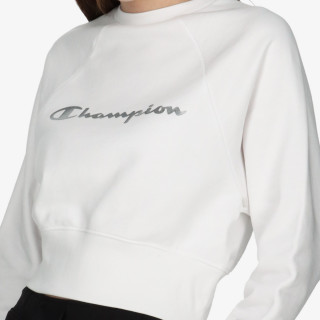 Champion WHITE TAPE CREWNECK 