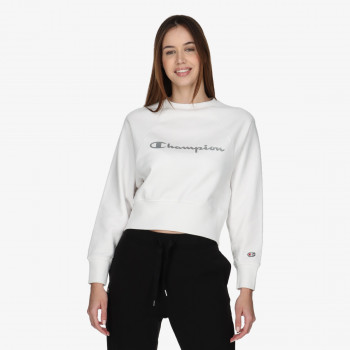 CHAMPION WHITE TAPE CREWNECK 