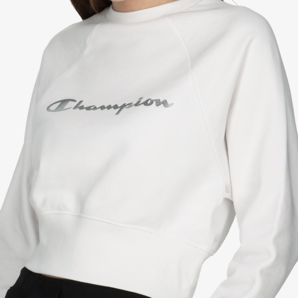 Champion WHITE TAPE CREWNECK 