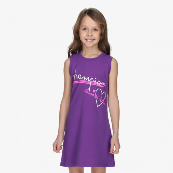 CHAMPION DRAWING LOGO DRESS 