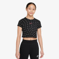 Nike G NSW TEE CROP SWOOSHFETTI 