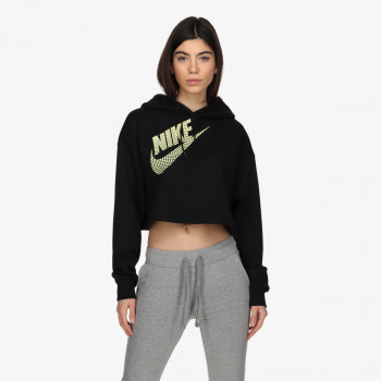 NIKE W NSW FLC PO HOODIE CROP DNC 