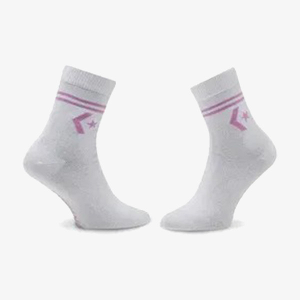 Converse 2PP STAR CHEVRON DOUBLE STRIPE ANKLET, F 